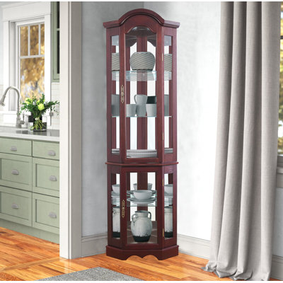 Baysden corner curio cabinet astoria grand discount